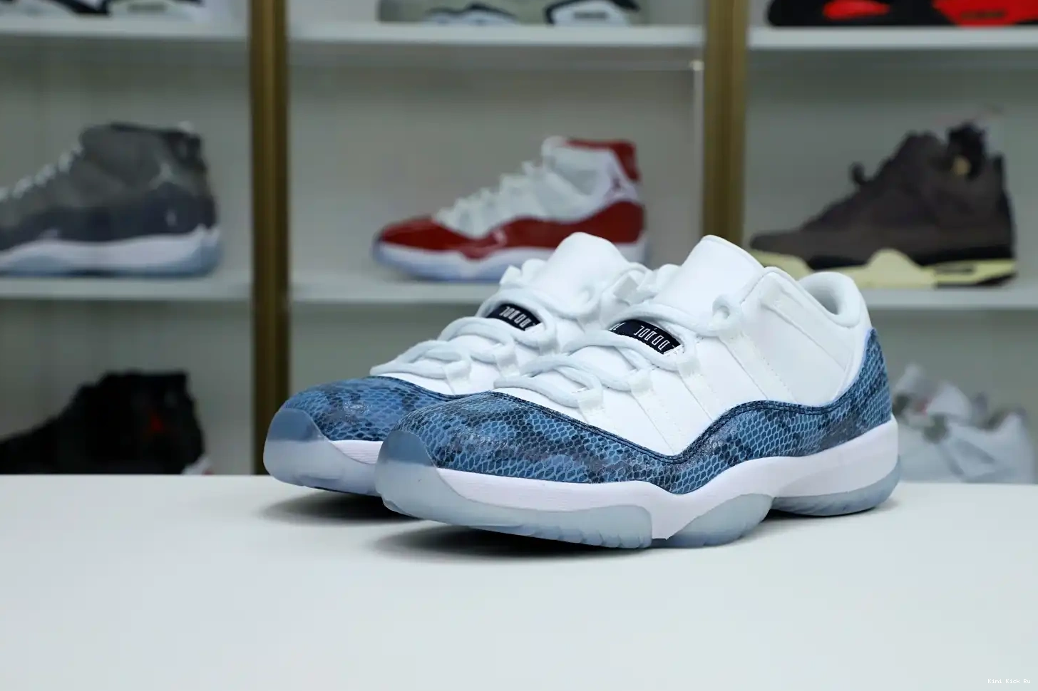 Air Jordan Jordan snakeskin” “navy 11 Kimikick 0722